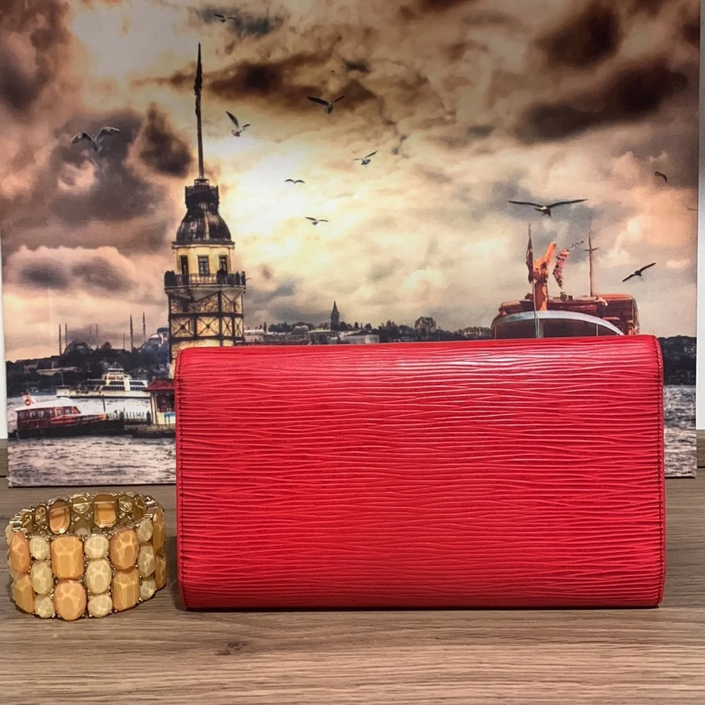 ❤️Sold❤️Louis Vuitton Epi Leather Porte Trésor International Wallet - Picture 3 of 13